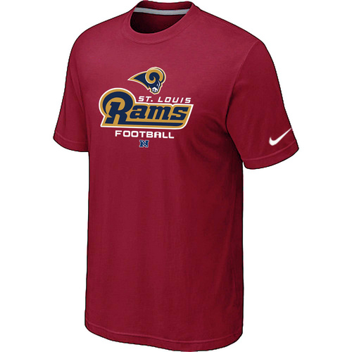 Nike Los Angeles Rams Critical Victory NFL T-Shirt - Red